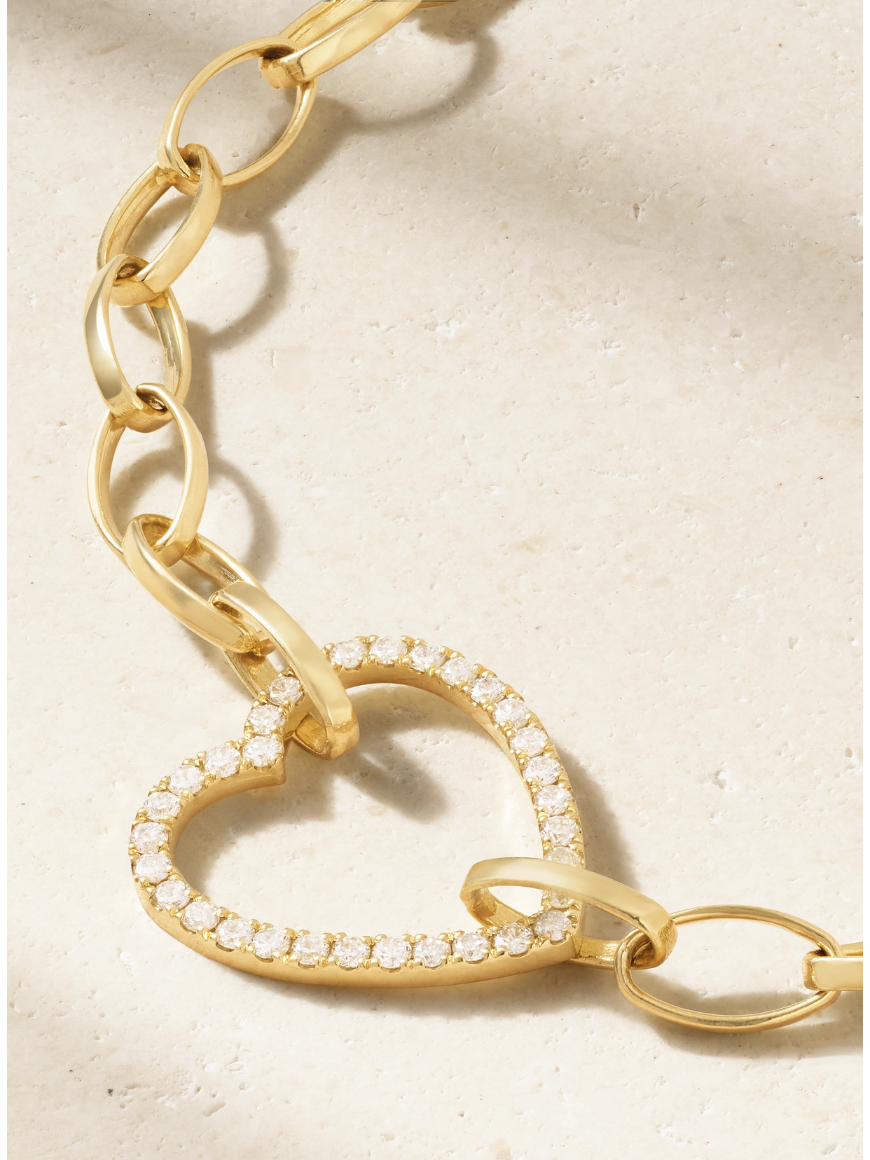 Jennifer Meyer Edith Medium 18-karat Gold Diamond Bracelet In Gold