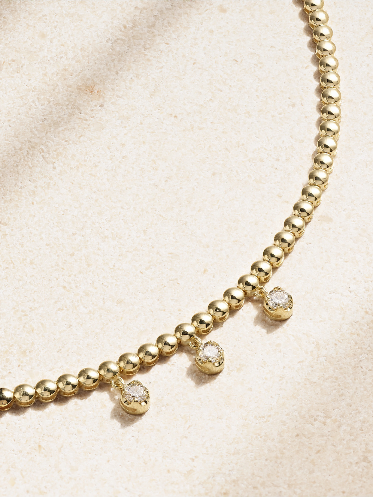 Jennifer Meyer 18-karat Gold Diamond Necklace In Gold