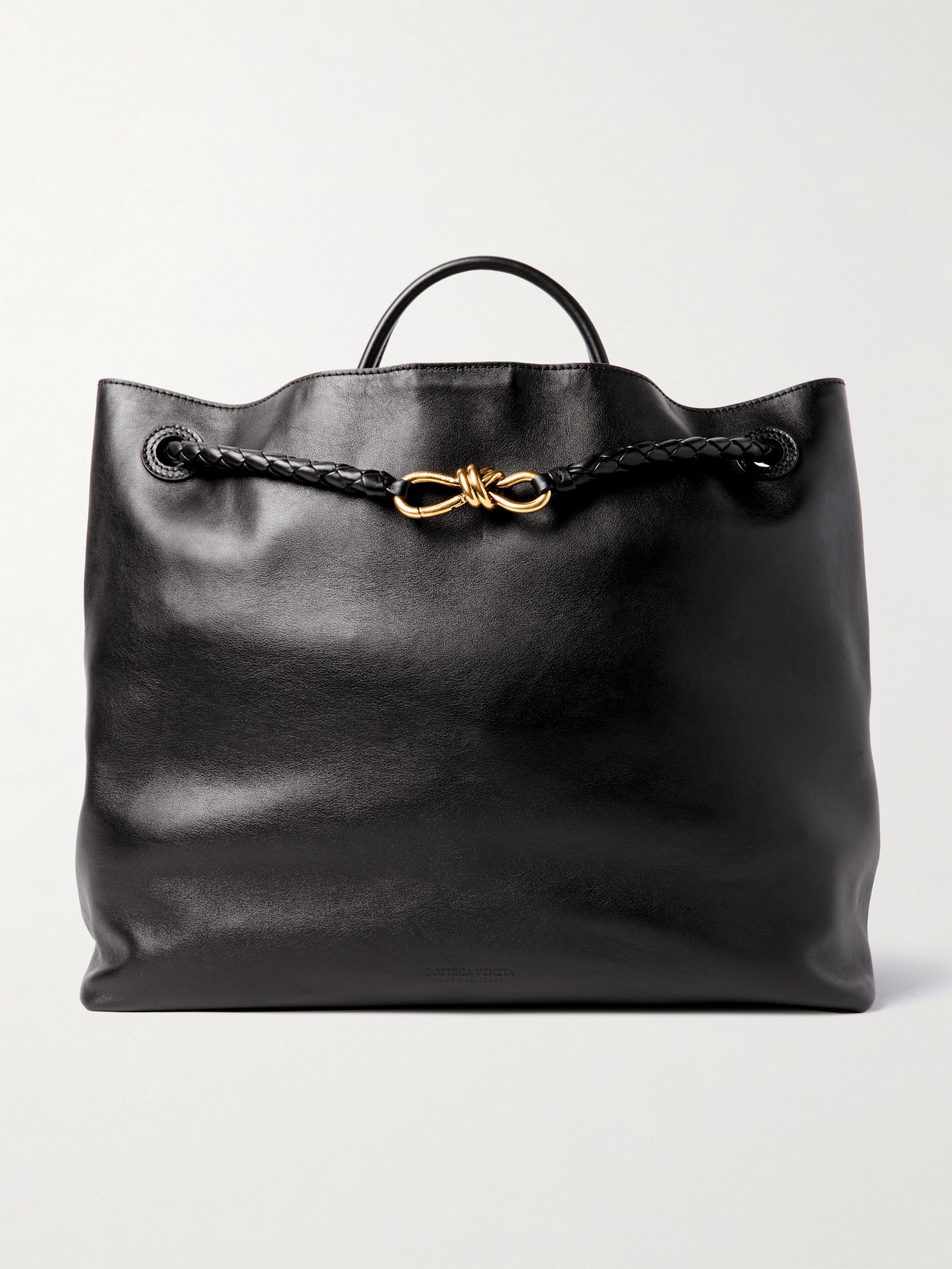 Bottega Veneta - Andiamo Large Leather Tote - Black