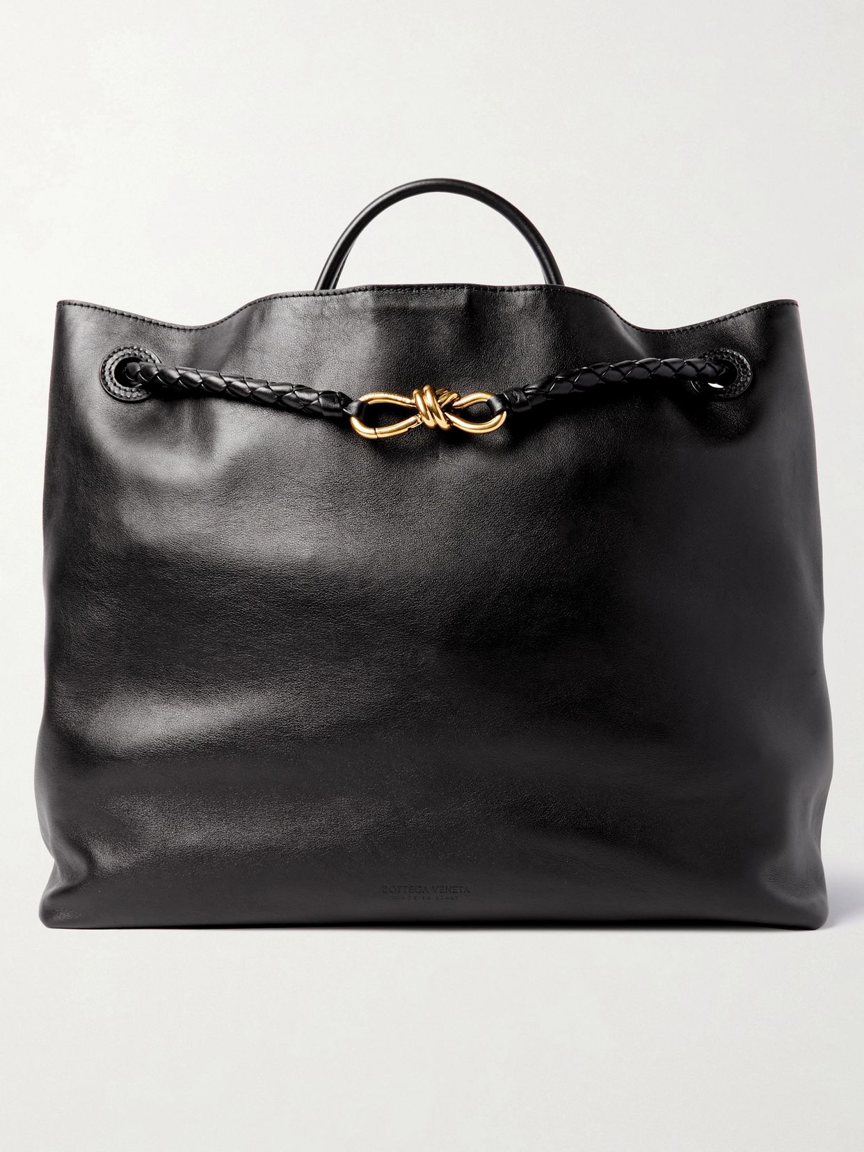 Andiamo large Intrecciato leather tote