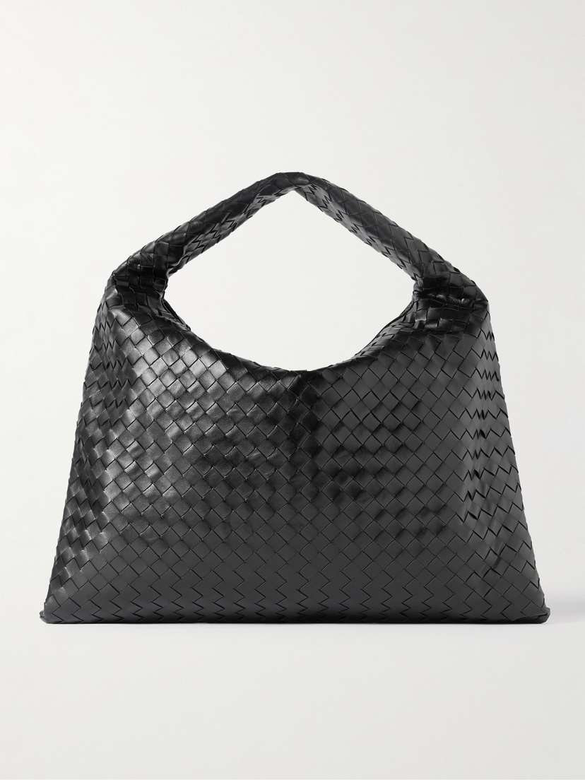 Bottega Veneta Hop Large Intrecciato Leather Tote