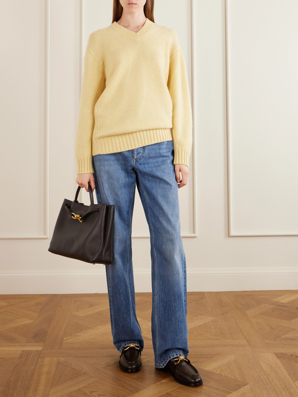 Andiamo Medium Leather Tote