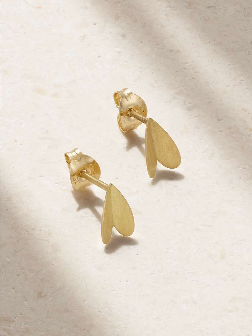 Sia Taylor Wing 18-karat Gold Earrings