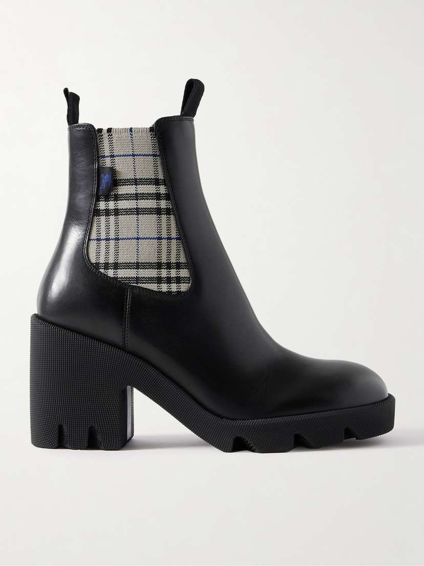 Burberry Leather Chelsea Boots
