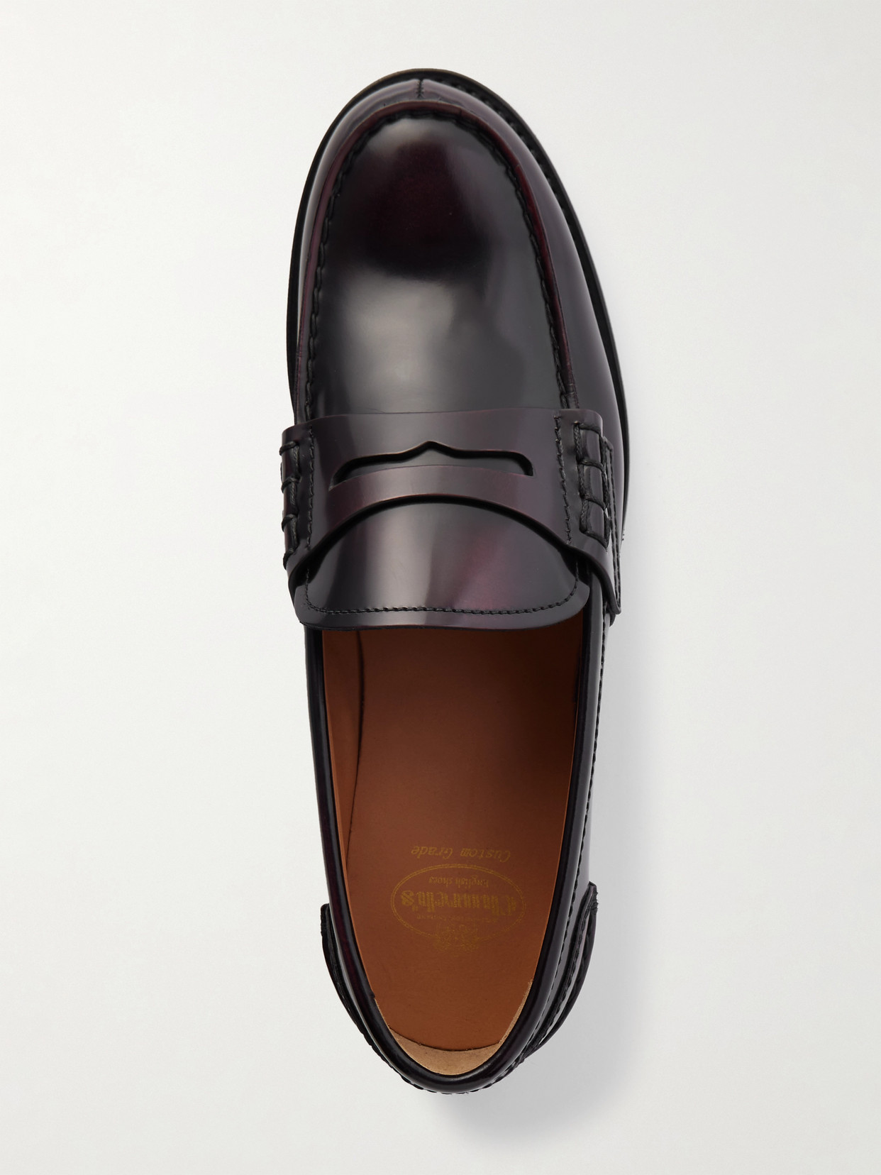 Church's Pembrey W Leather Loafers In Burgundy