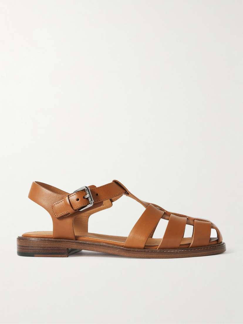 Church's Fisherman Cutout Leather Sandals