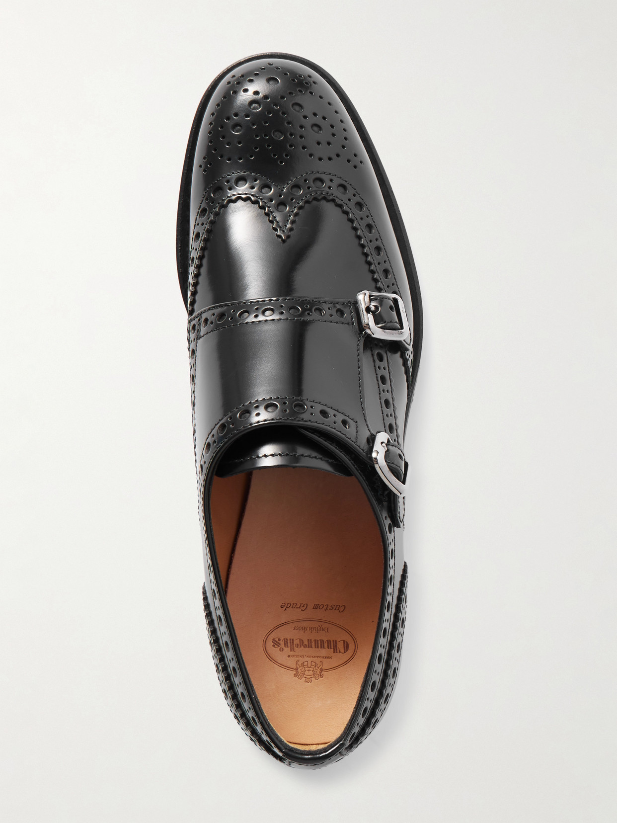 Church's Lana R Leather Brogues In Black