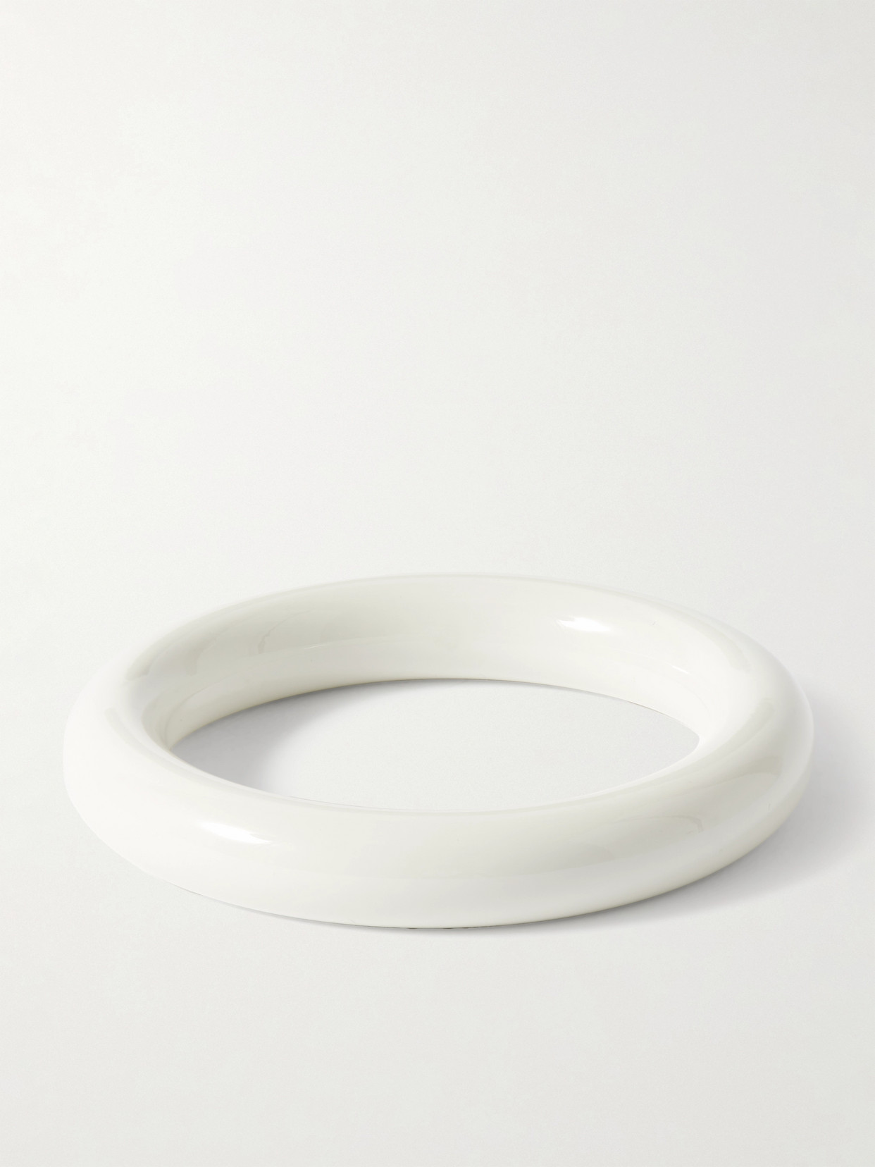 Uncommon Matters Stratus Coated-wood Bracelet In White