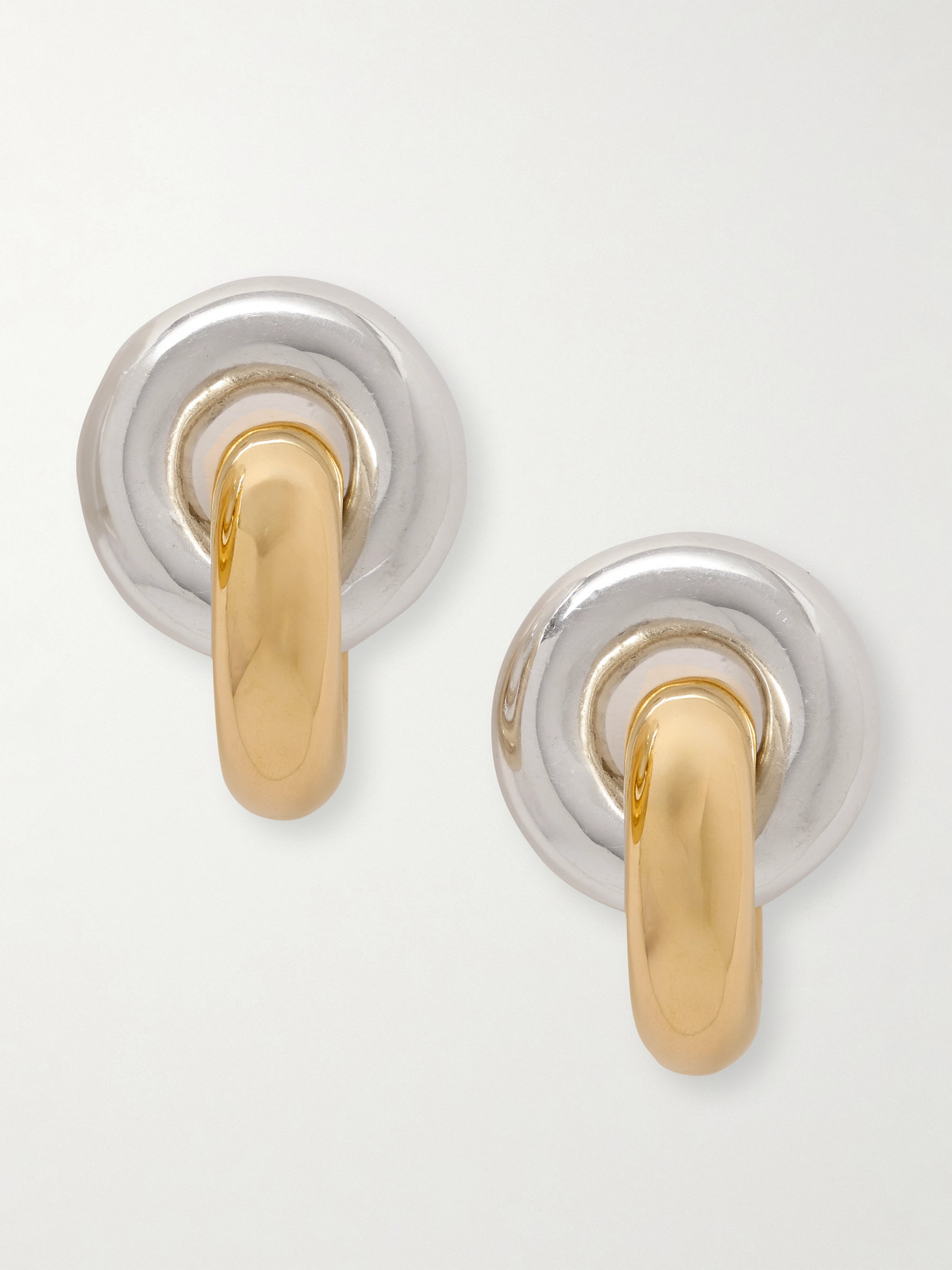 Uncommon Matters Cumulus Gold-plated Silver Earrings In Multi