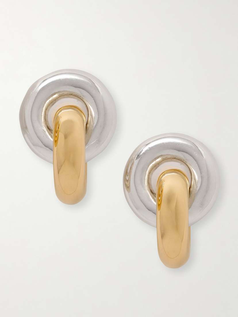 Uncommon Matters Cumulus Gold-plated Silver Earrings