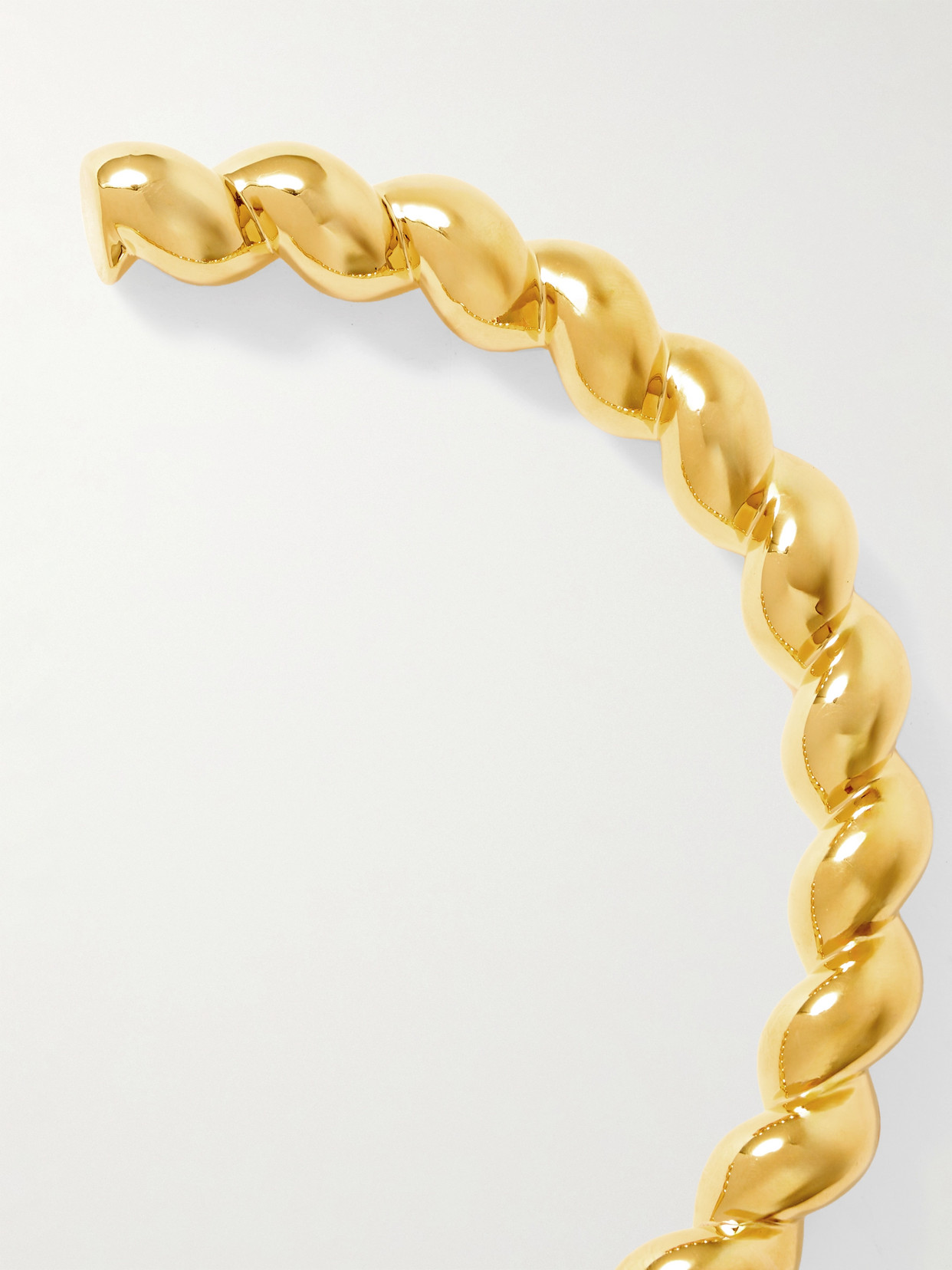 Uncommon Matters Curl Gold Vermeil Necklace In Gold