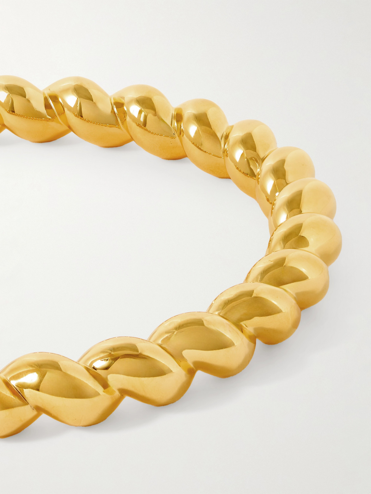 Uncommon Matters Curl Gold Vermeil Necklace In Gold