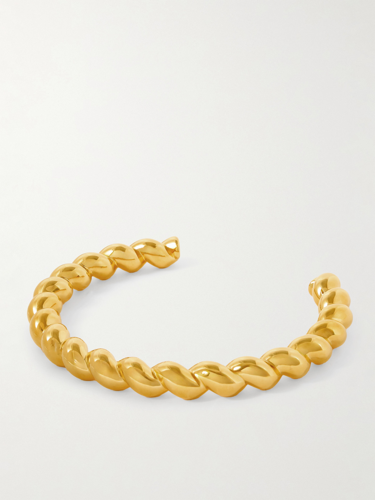 Uncommon Matters Curl Gold Vermeil Necklace