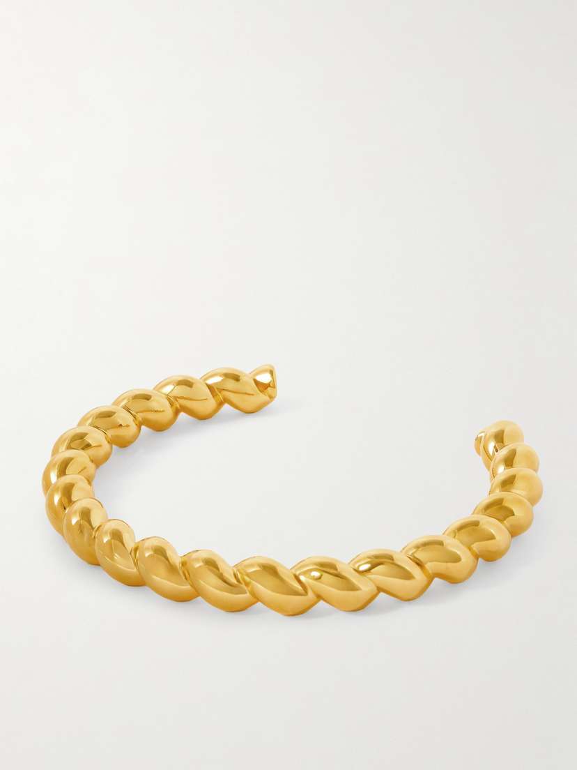 Uncommon Matters Curl Gold Vermeil Necklace