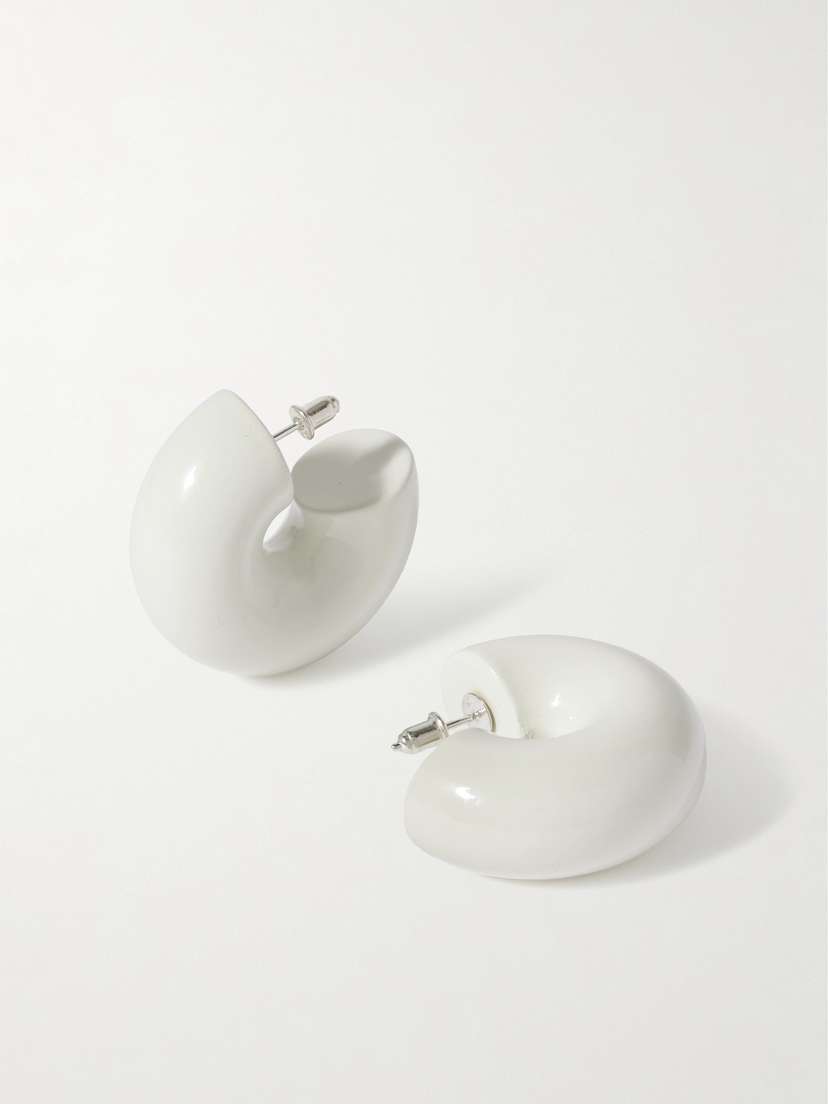 Uncommon Matters Beam Wood Hoop Earrings