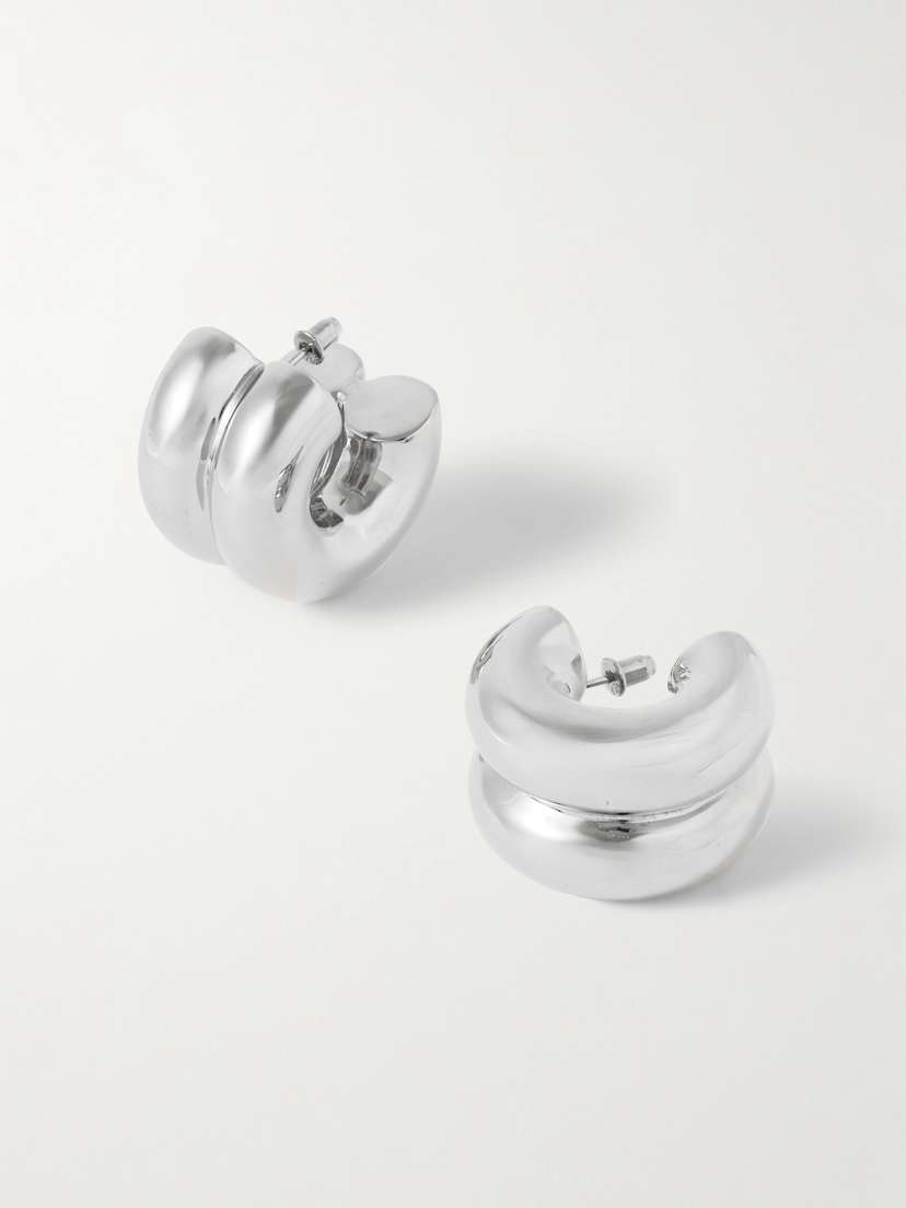 Uncommon Matters Billow Silver Hoop Earrings