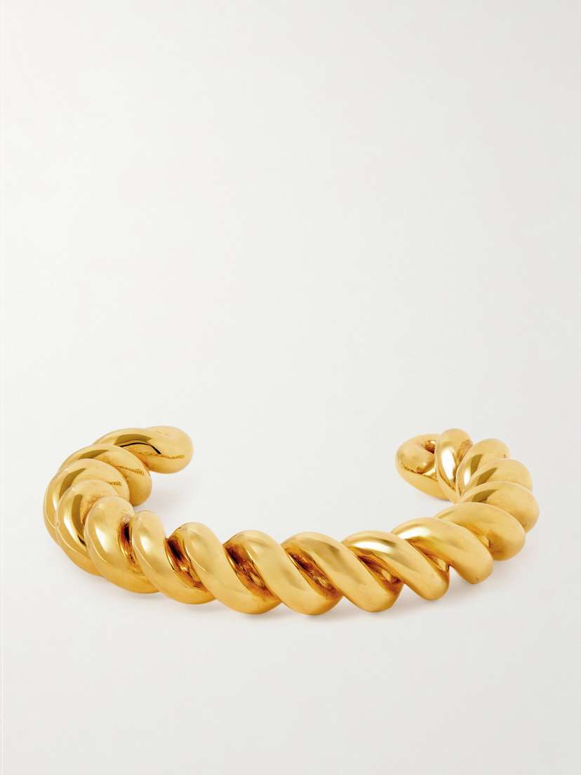 Uncommon Matters Twist Gold Vermeil Cuff