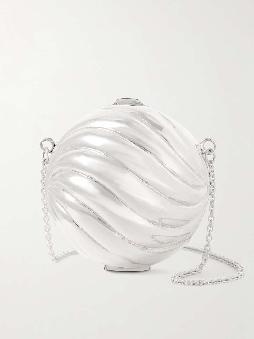 Uncommon Matters Whirl Silver Clutch