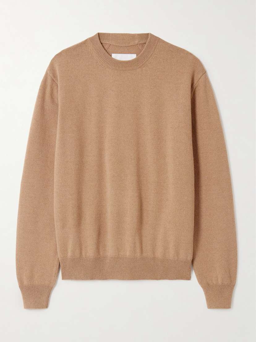 Jil Sander Cashmere And Cotton-blend Sweater