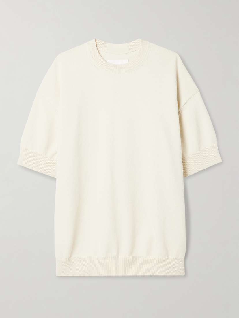 Jil Sander Oversized Cotton And Cashmere-blend Sweater