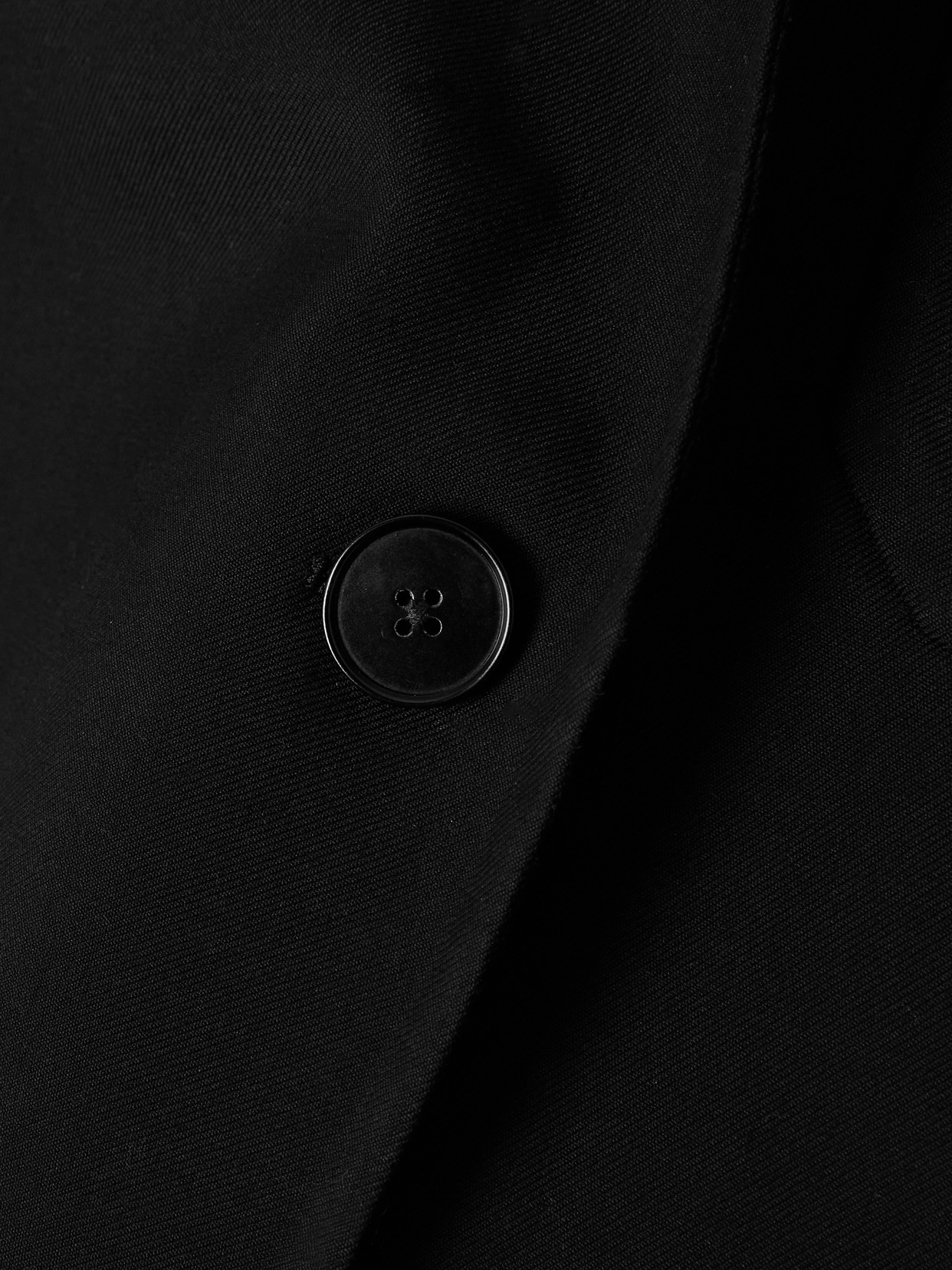Jil Sander Cotton-blend Twill Jacket In Black