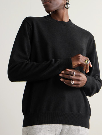 Jil Sander Cashmere and cotton-blend sweater