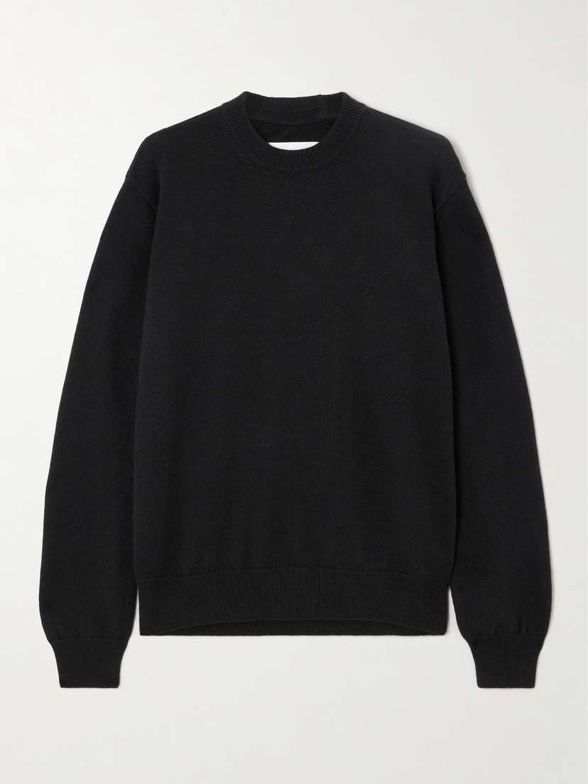 Jil Sander Cashmere And Cotton-blend Sweater