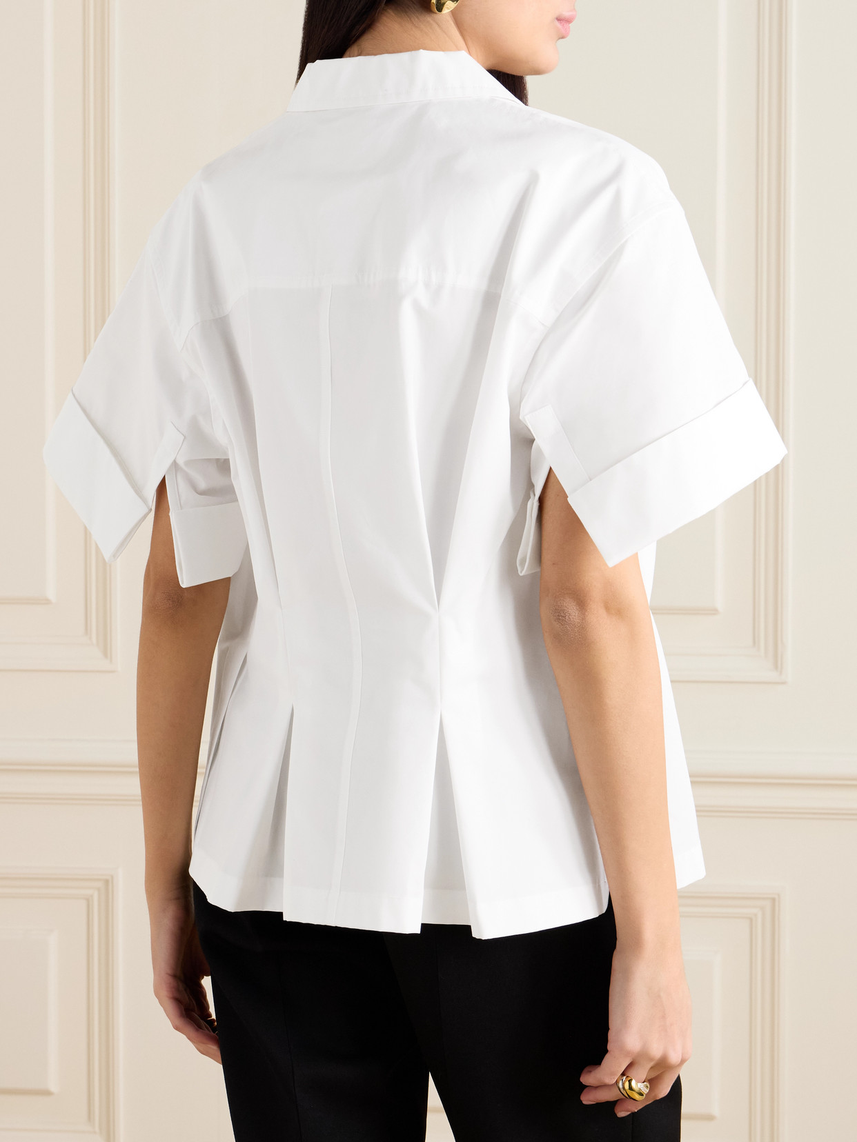 Jil Sander Cotton-poplin Shirt In White