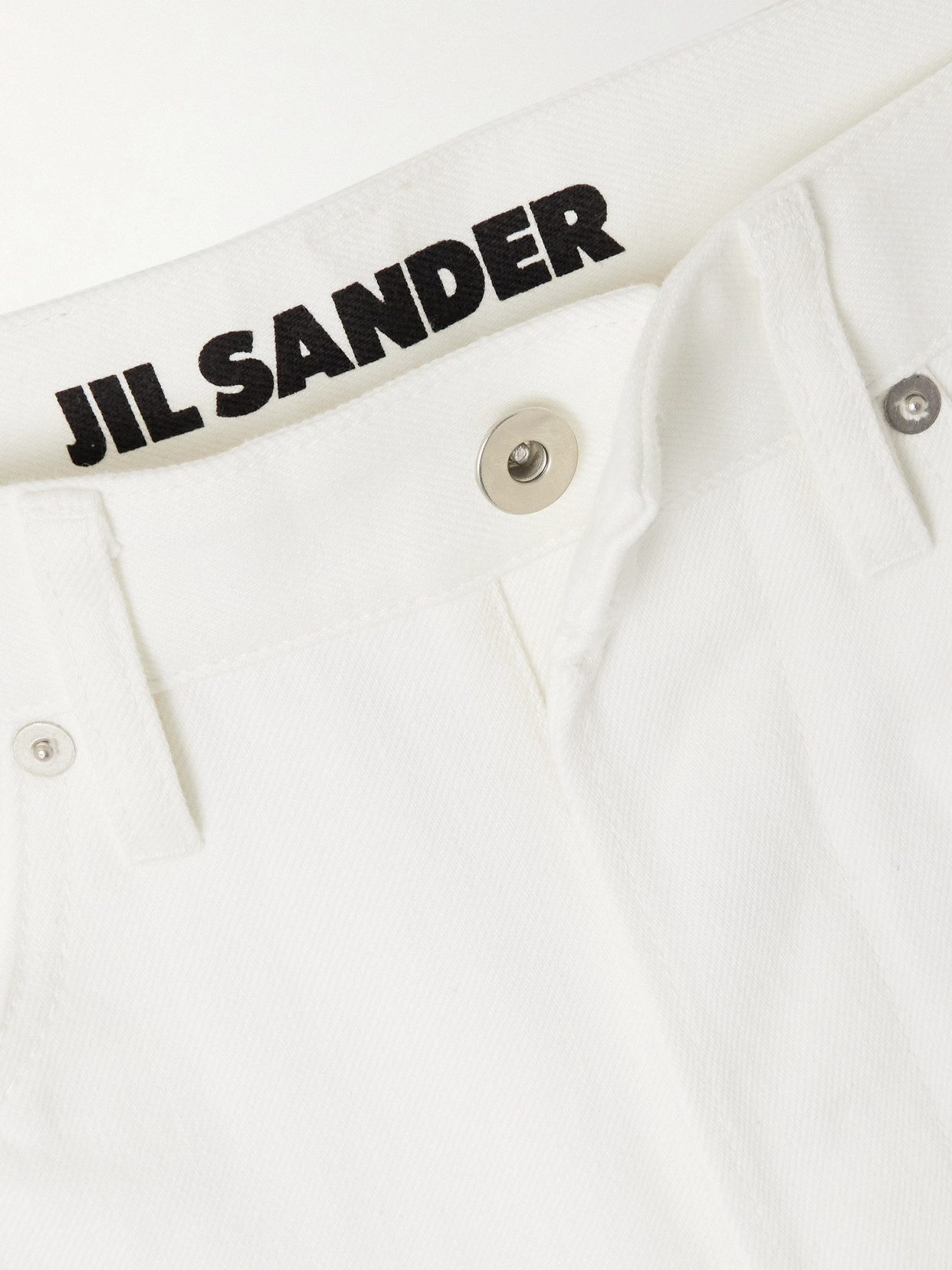 JIL SANDER CROPPED HIGH-RISE STRAIGHT-LEG JEANS