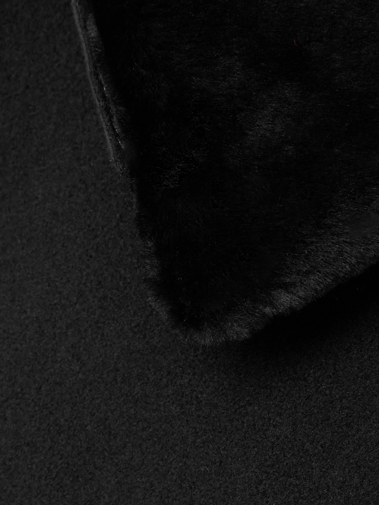 Marni Shearling-trimmed Wool And Cashmere-blend Coat In Black