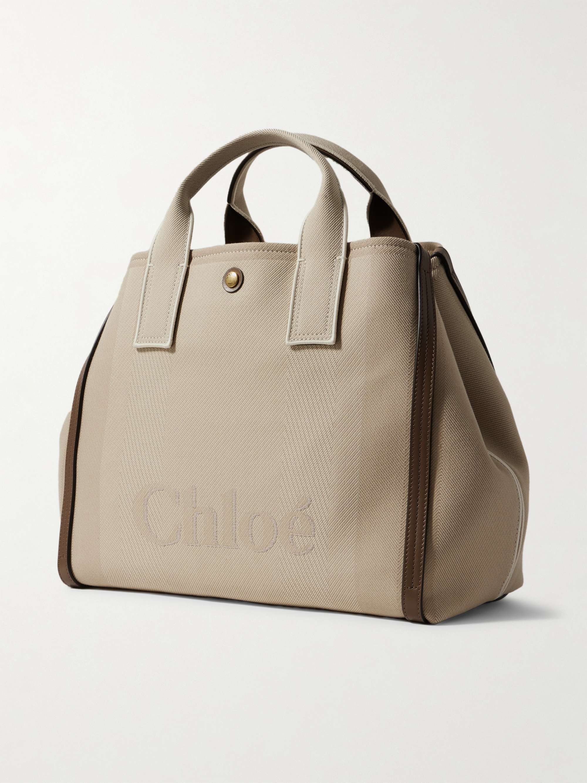 Chloé シャイニーレザー製Paraty 24スモールバッグ のブラック