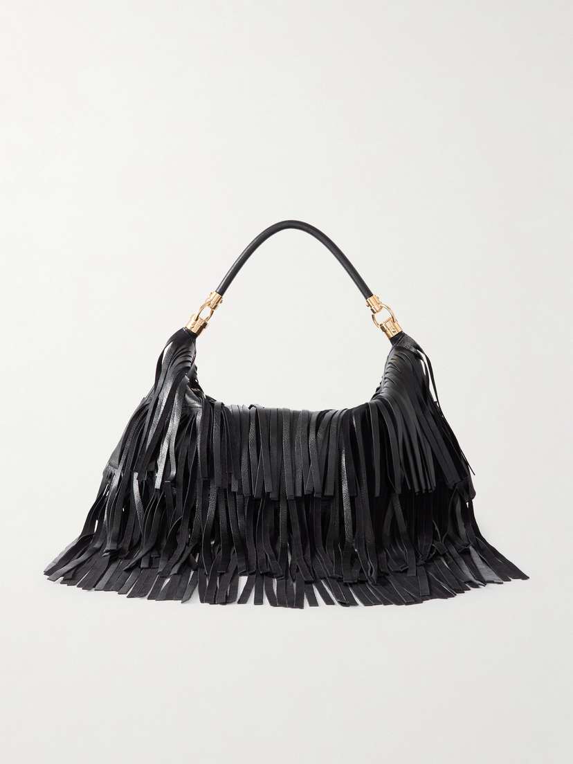 Chloé Fringed Leather Shoulder Bag