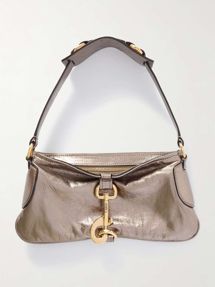 Chloé Kerala 25 Metallic Leather Shoulder Bag