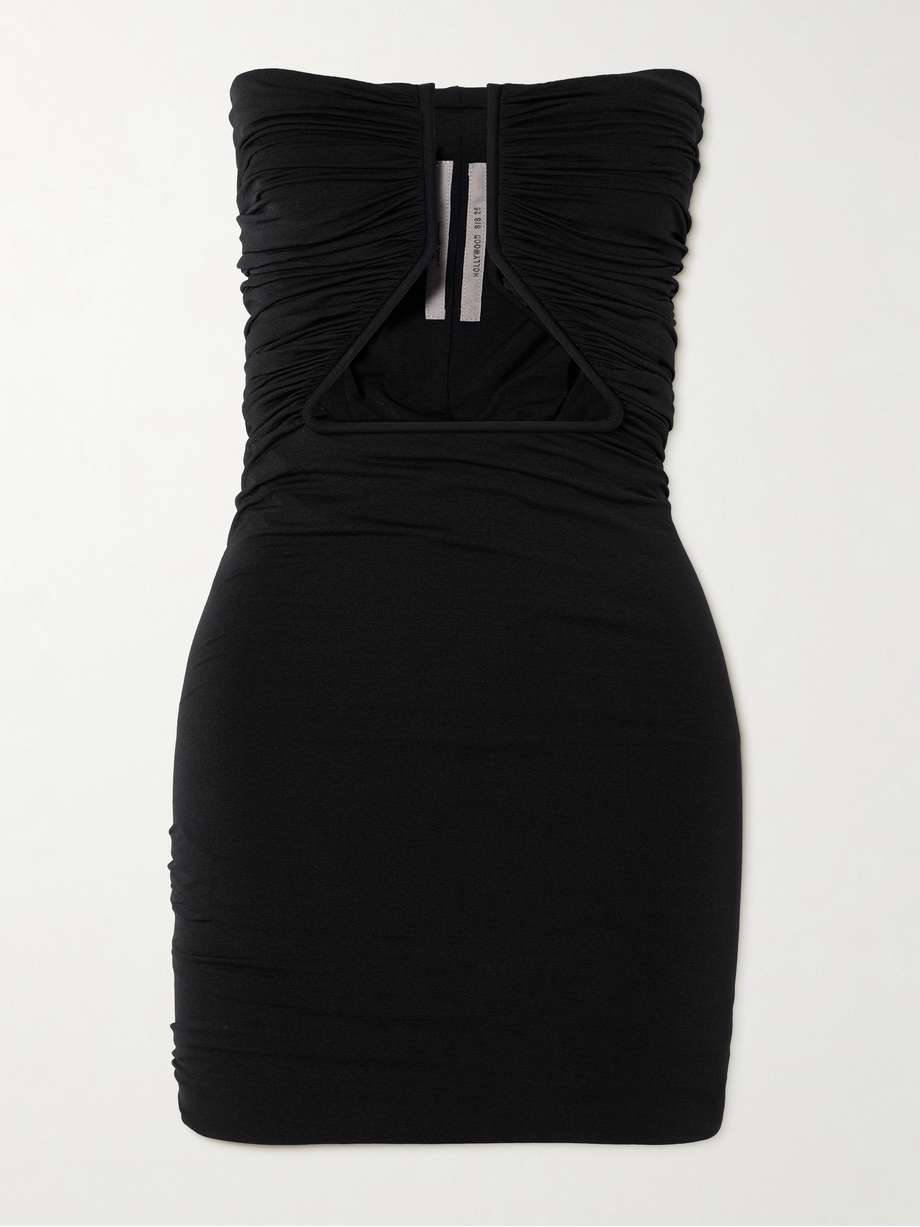 cutout stretch-jersey mini dress