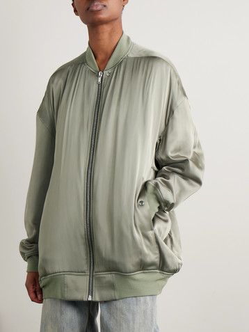 Rick Owens Peter oversized padded satin jacket