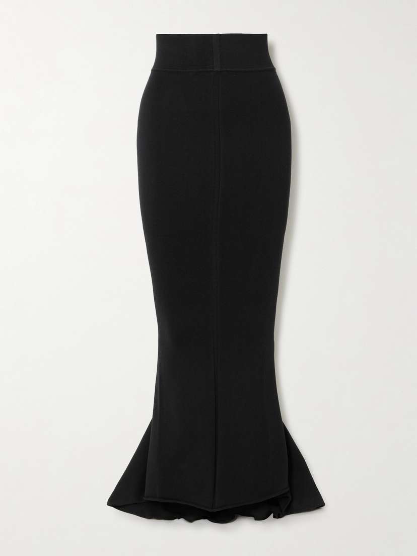 Rick Owens Dauphine Jersey Maxi Skirt