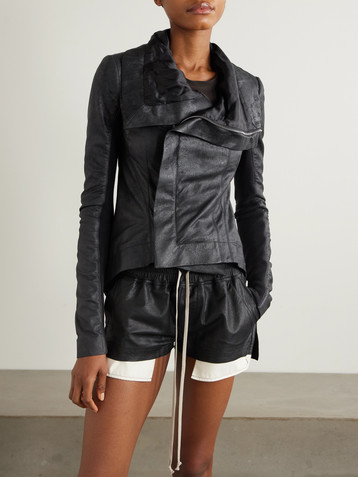Rick Owens Naska leather biker jacket