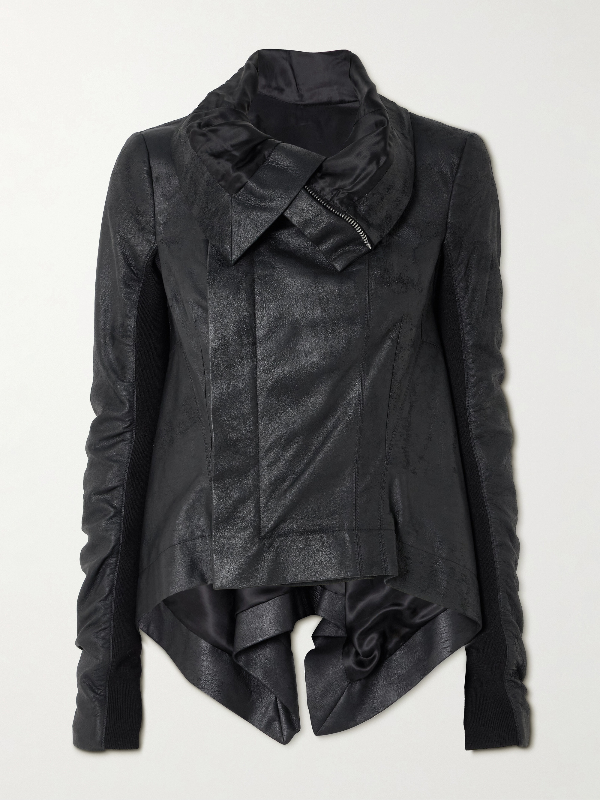 Rick Owens Naska leather biker jacket
