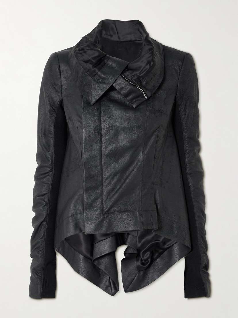 Rick Owens Naska Leather Biker Jacket