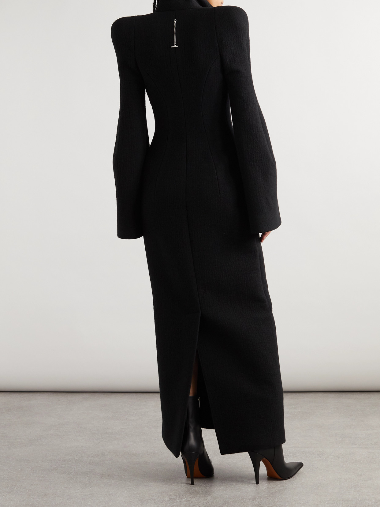 Alexander Mcqueen Single-breasted Coat In Black