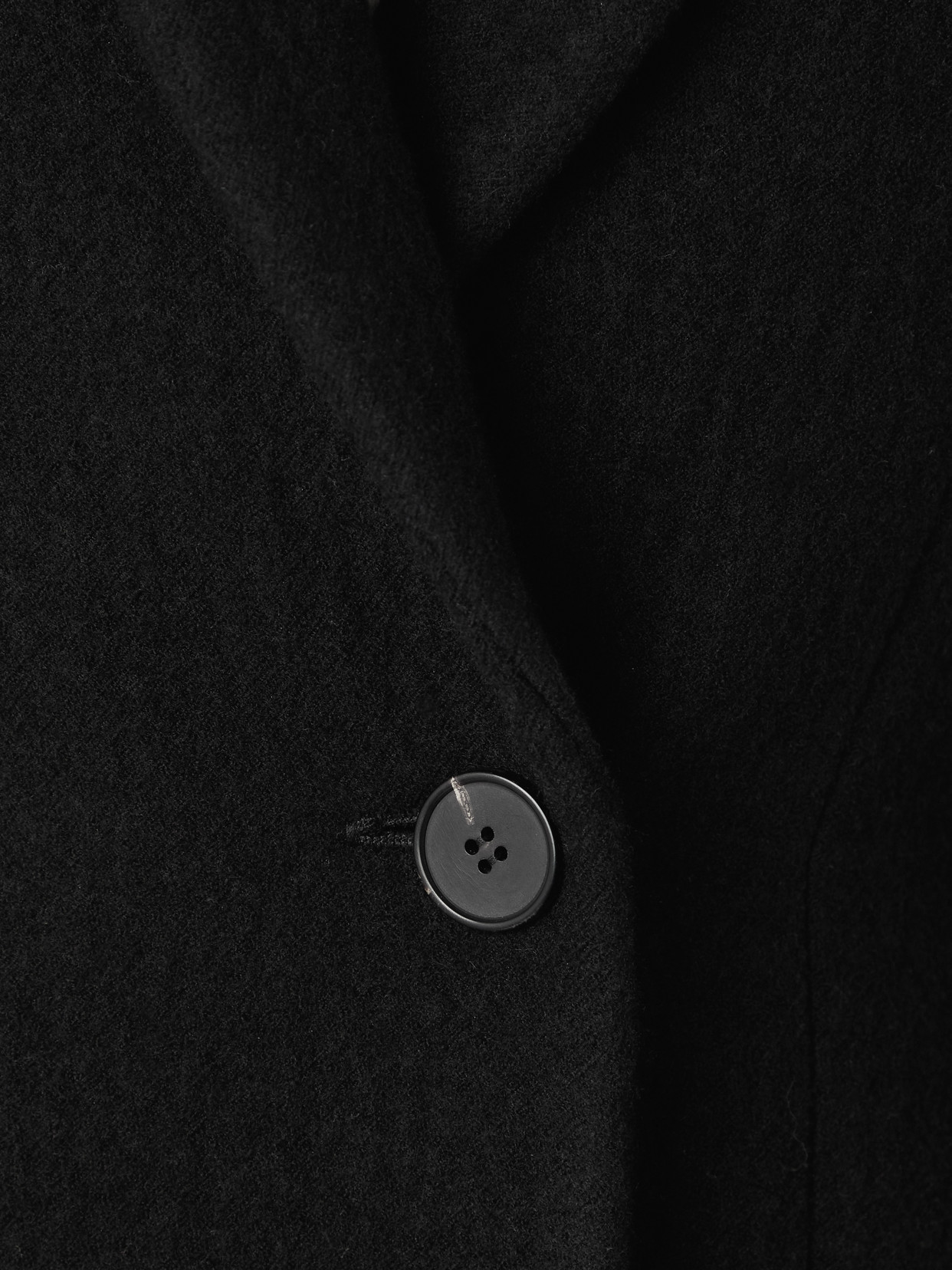 Alexander Mcqueen Single-breasted Coat In Black