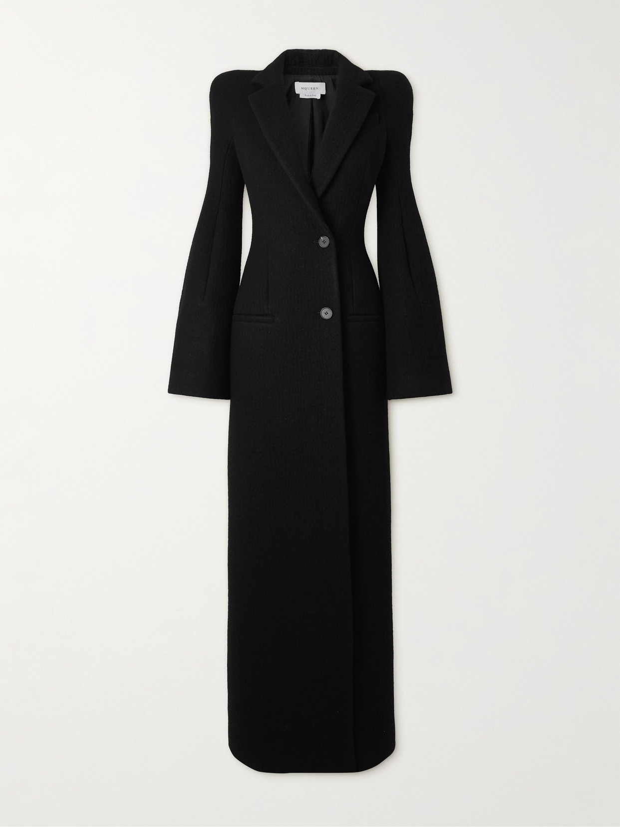 Alexander McQueen - Wool-crepe Coat - Black
