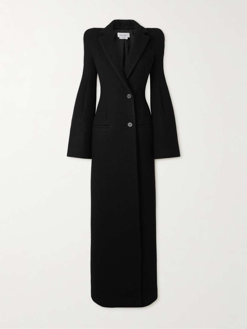 McQueen Wool-crepe Coat