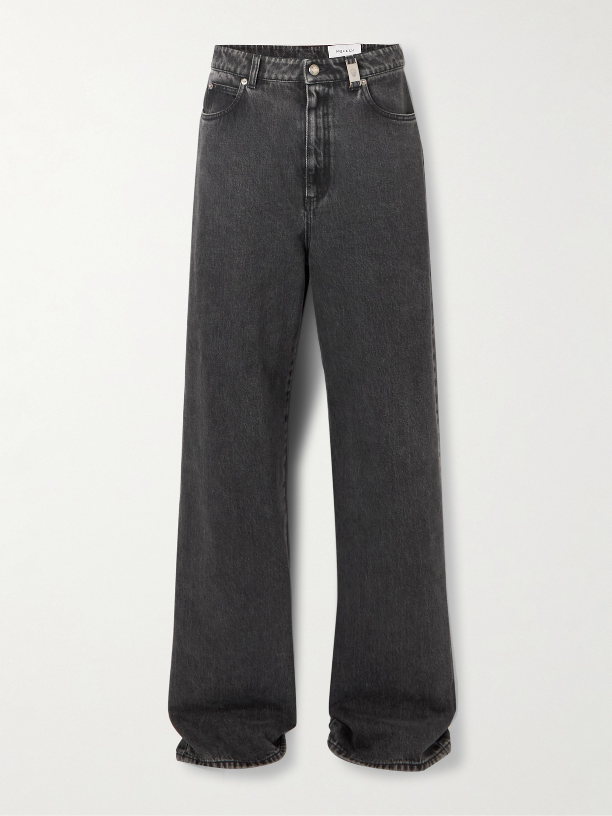 Alexander Mcqueen Loose Fit Jeans For In Black