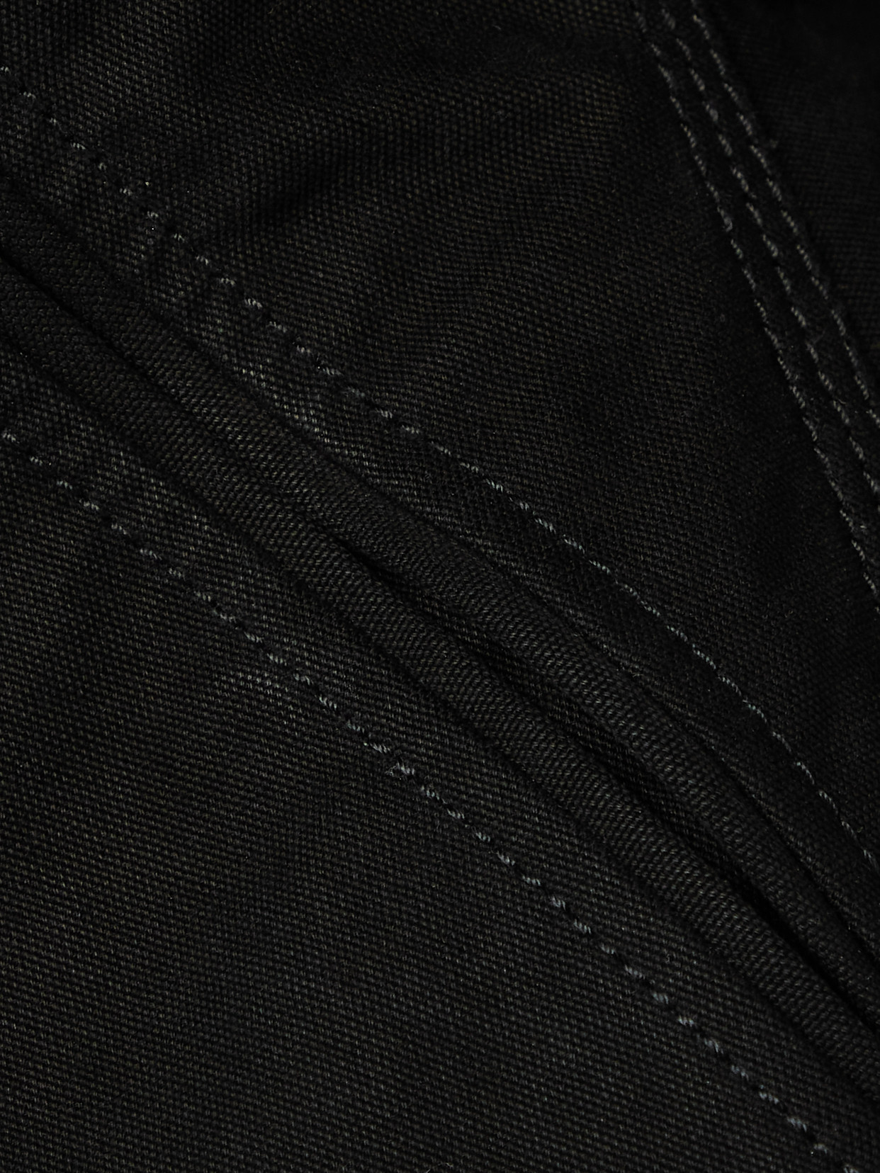 Alexander Mcqueen Paneled Leather-trimmed Cotton-canvas Peplum Jacket In Black