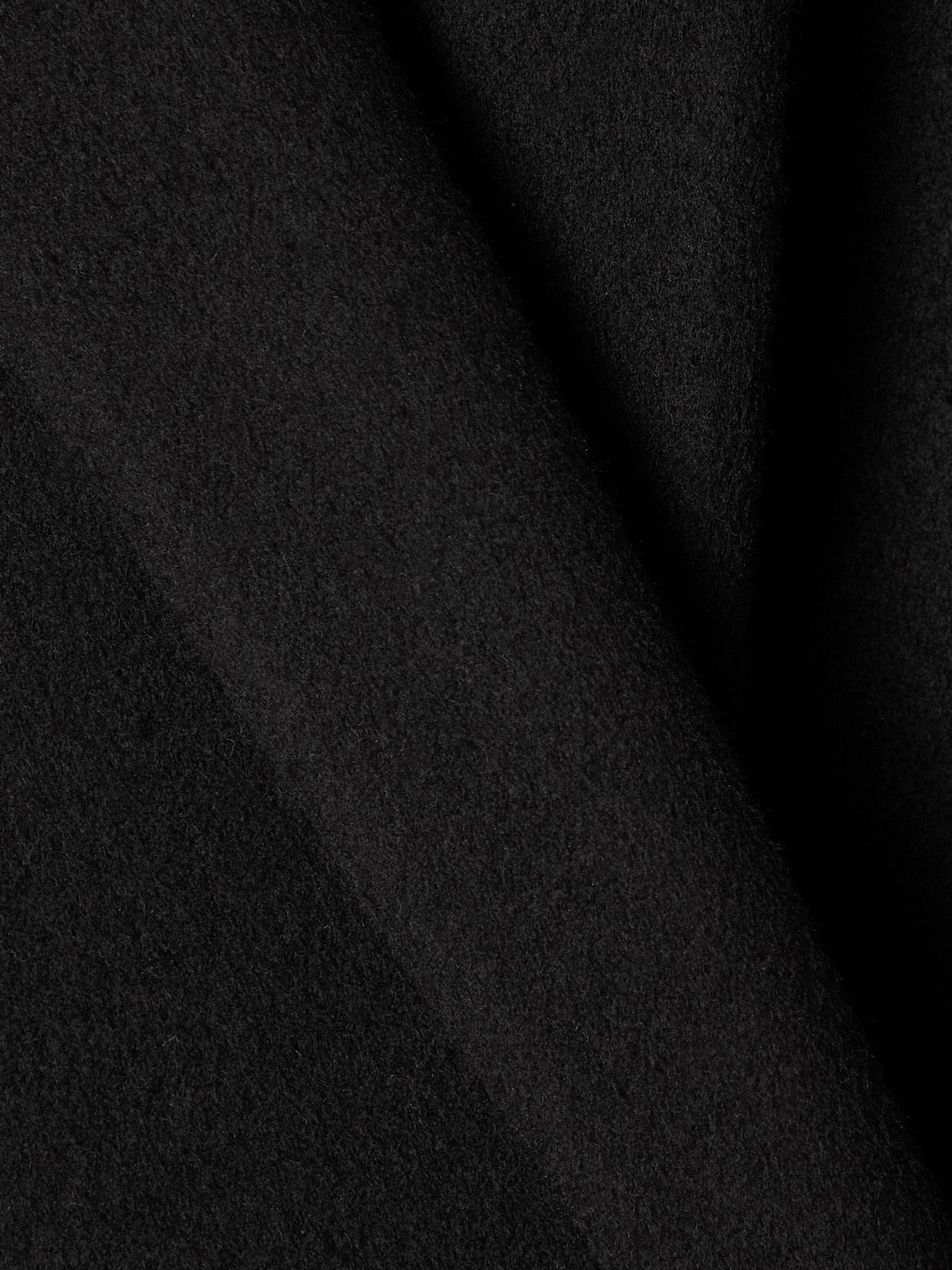 Alexander Mcqueen Wool And Cashmere-blend Coat In Black