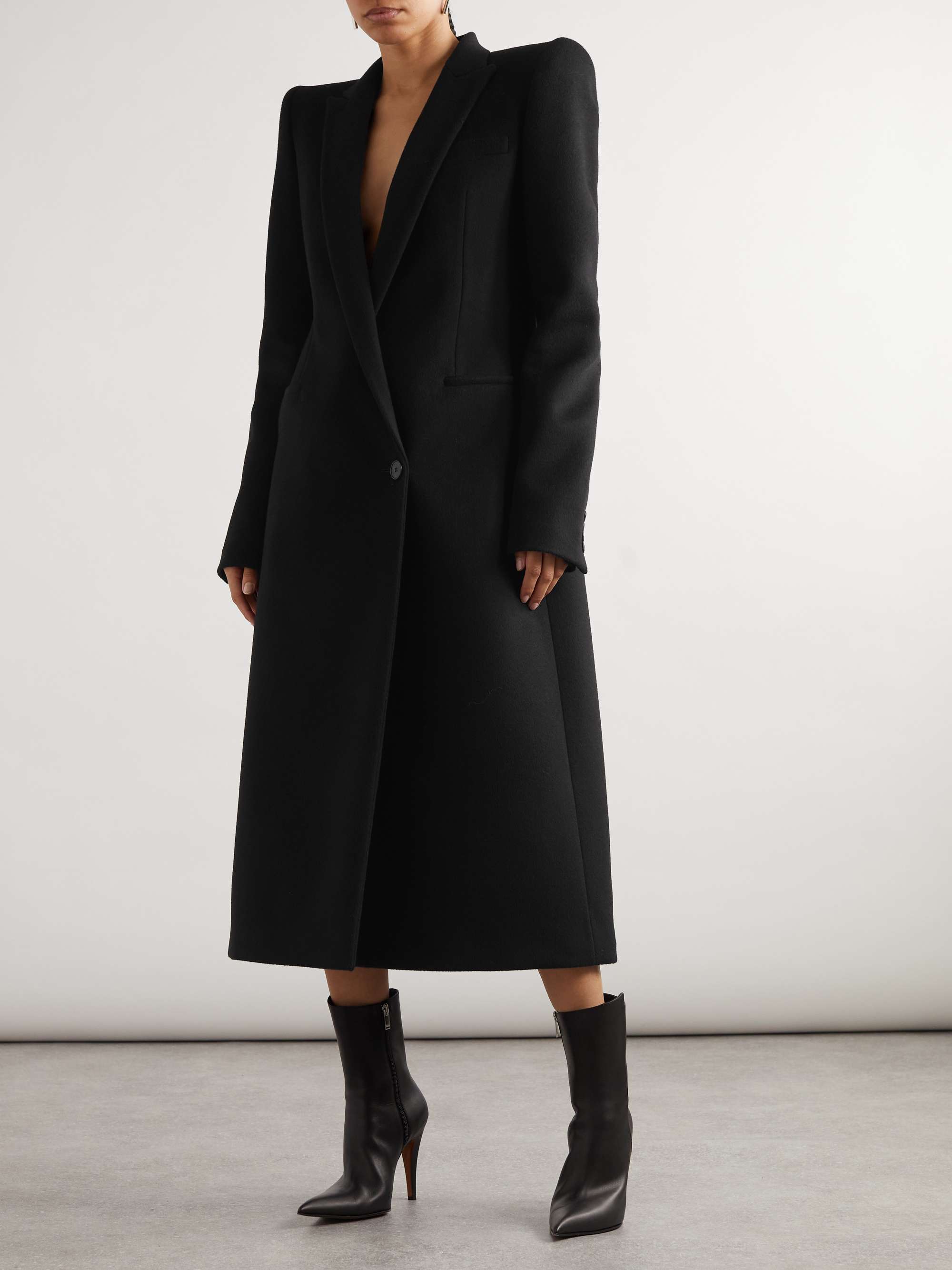 ALEXANDER MCQUEEN Wool and cashmere-blend coat | NET-A-PORTER