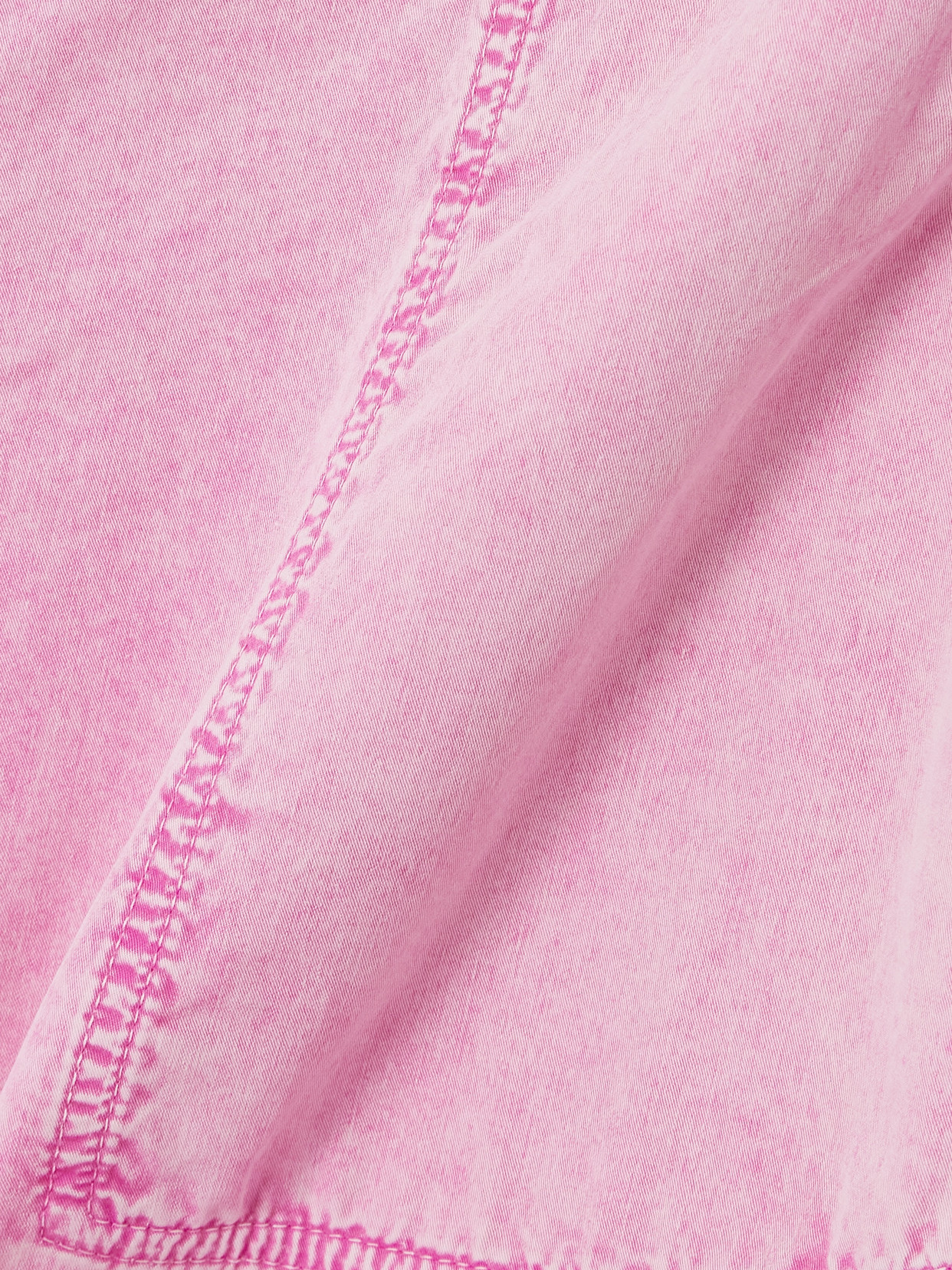 Attico Paneled Low-rise Wide-leg Jeans In Pink