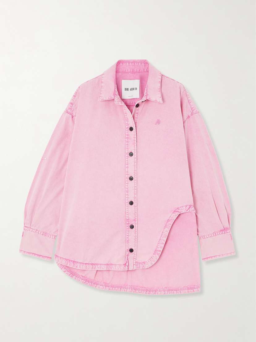 The Attico Diana Denim Shirt