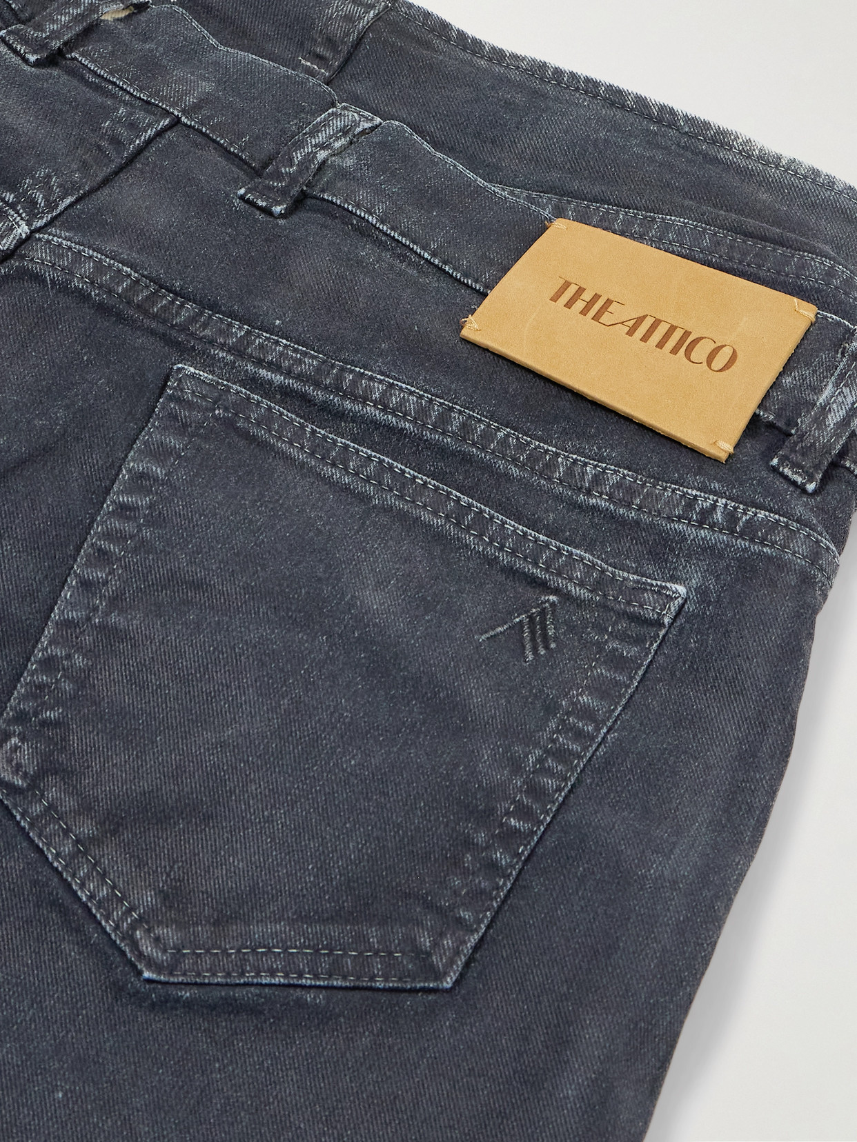 Coated Boyfriend Jeans